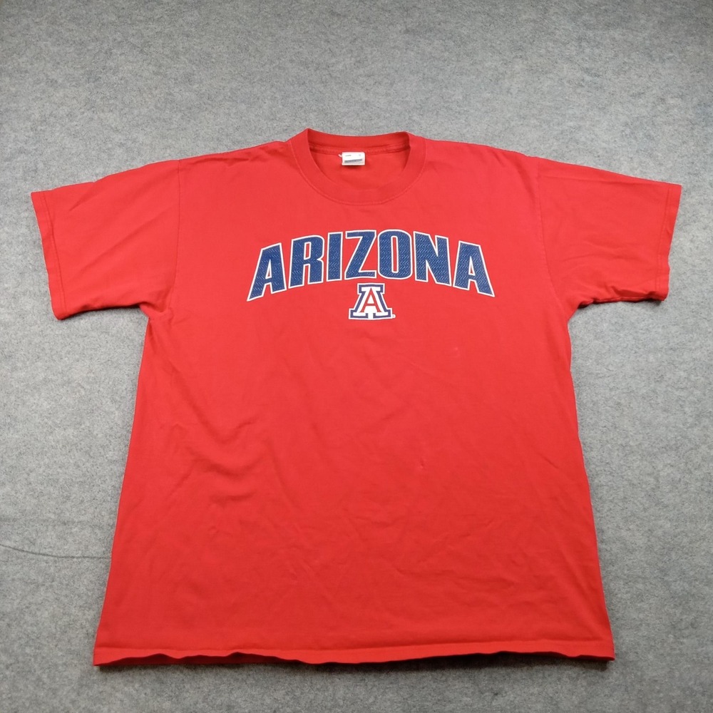Arizona Wildcats Shirt Mens XL‎ Red NCAA Basketball Perrin Graphic Tee T-Shirt